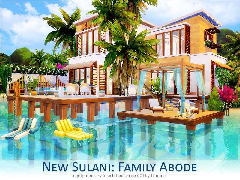 Lhonna Sims Creations New Sulani Family Abode Contemporary Summer