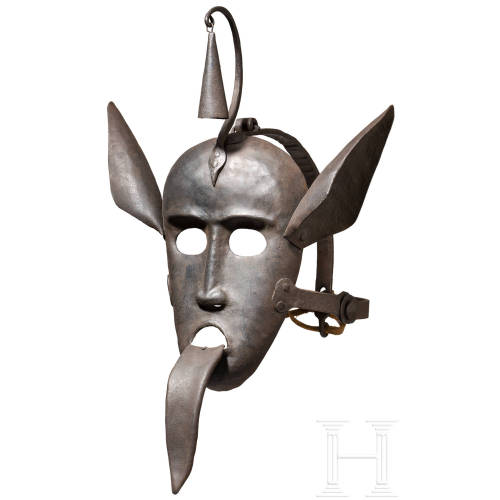 peashooter85:Public humiliation masks worn by criminals for minor crimes, 16th and 17th century.from