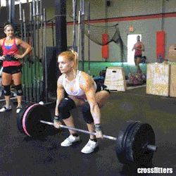 crossfitters:  Annie 190lbs thruster