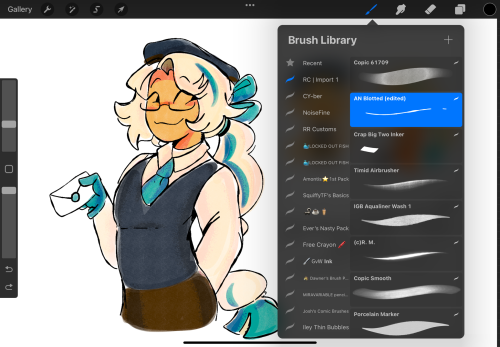Been Playing Around With A New Second Fave Brush Set So Far