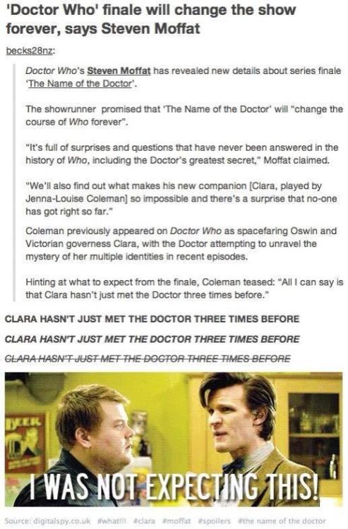 bookgeek123:  peppermintthoughts:  david-tennant-omg:  padfootstolemycrumpet:    omg, guys, omg, what if it’s Jenny (Ten’s Daughter)…  What if somehow Donna regenerated? What Clara is Eleven regenerated into a girl? What if she’s the Master regenerated
