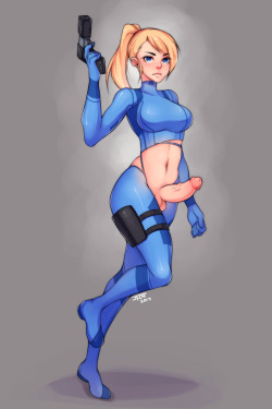 5-ishnsfw:  Futa Samus patron request for November. [patreon.com/5ish]