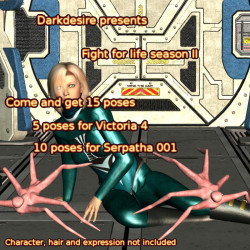 A New Set In The Parasite Attack Series By Darkdesire! This Time Victoria Fights