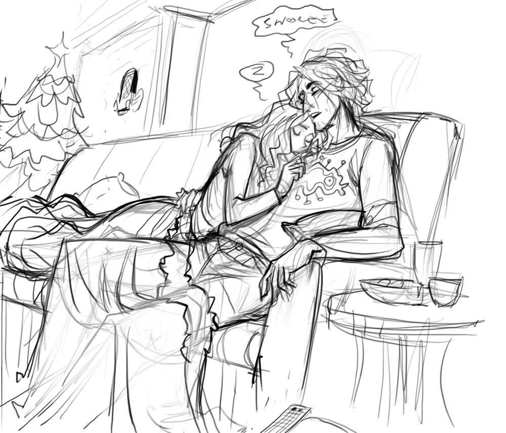 sigeel:
“ Vlad and Elly… sleeping together ;D
I really miss drawing these two.
If I find the time I’ll try to finish it as a holiday picture but I doubt it, december has been super busy so far and it’s only gonna get busier.
Hope you enjoy, cheers!...