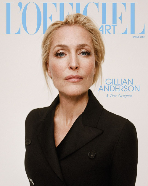 slayerbuffy:GILLIAN ANDERSON — photographed by Nick Thompson for L'Officiel (2022)