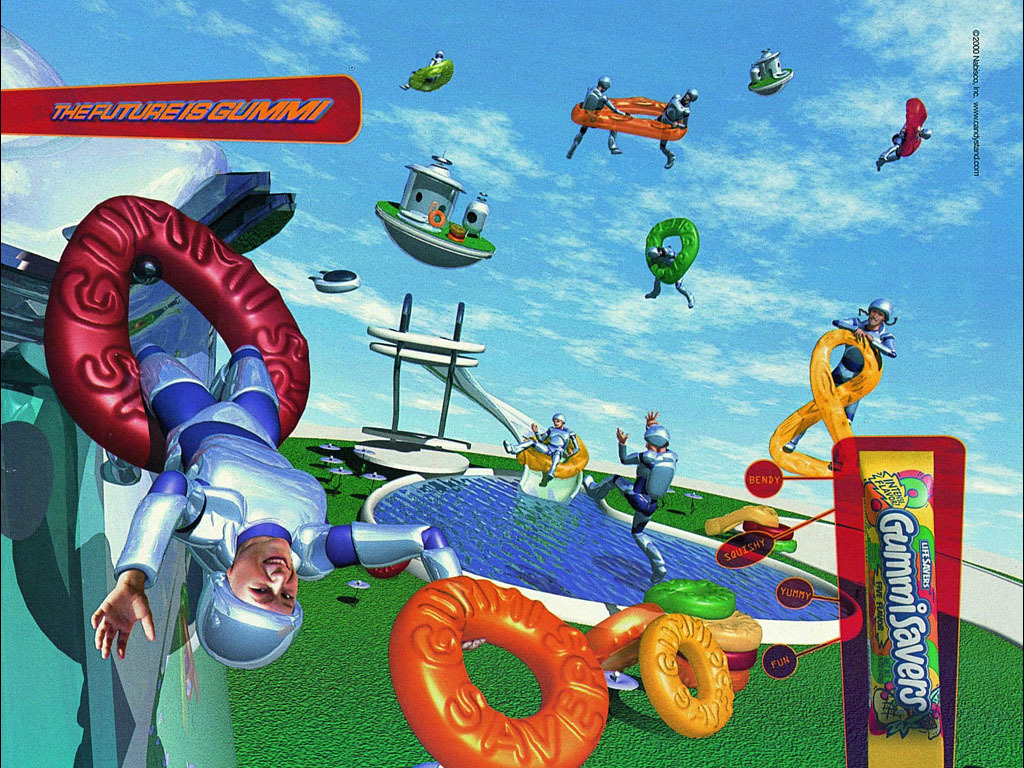 Y2K Aesthetic Institute — 'The Future is Gummi' - Lifesavers ad (2000)