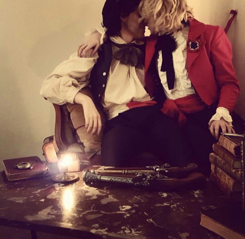 enjoloras:Me and @softgrantaire acquiring this antique chaise could only end in mildly smutty cospla