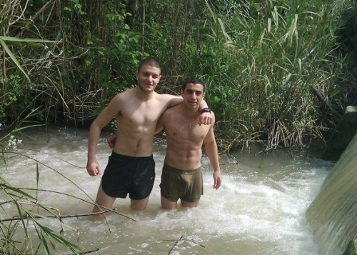 Hot bulging Israeli swimmers in wet underwear