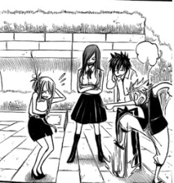 Xautumnwondersx:  Look How Pissed Natsu Was At The Beginning Of The Manga When Lucy