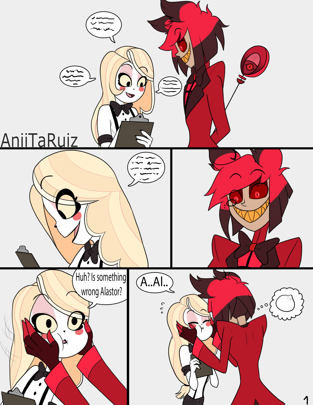 Alastor x charlie comic