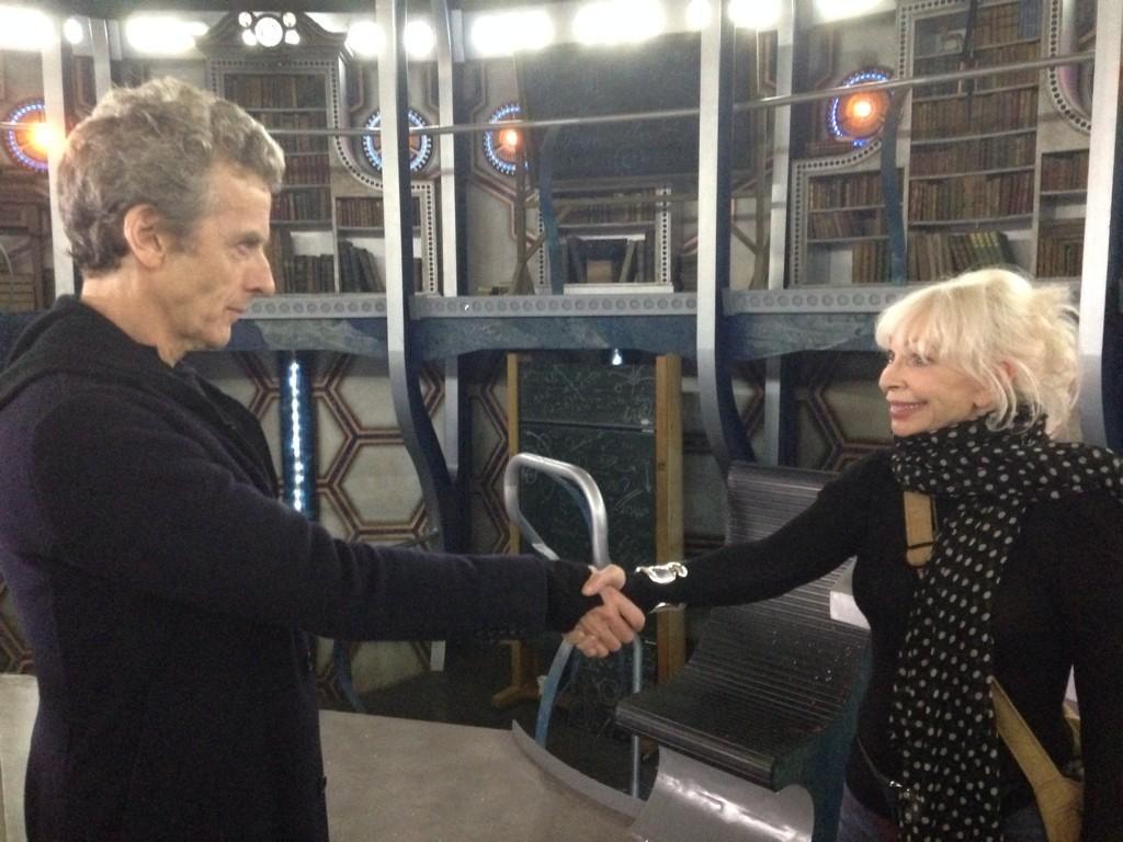 circular-time:  sedxctively-dedxctive:  Katy Manning and Peter Capaldi on the Doctor