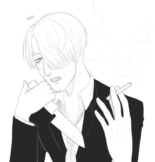 Sanji Bcs I Love Him. Redraw From Shokugeki No Sanji !!