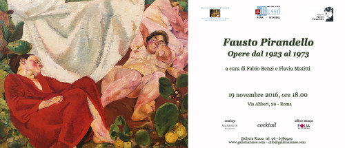 Fausto Pirandello, works from 1923 to 1973curated by Fabio Benzi and Flavia Matittiopening on Saturd