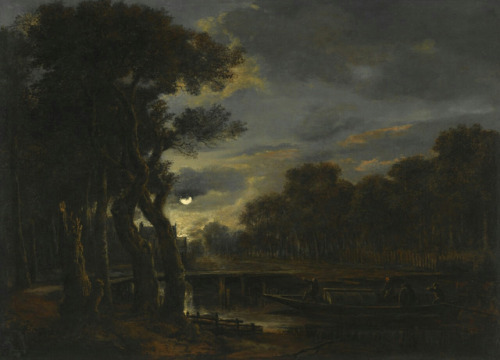 geritsel:17th century Dutch landscape painter Aert (Aernout) van der Neer could hardly make a l