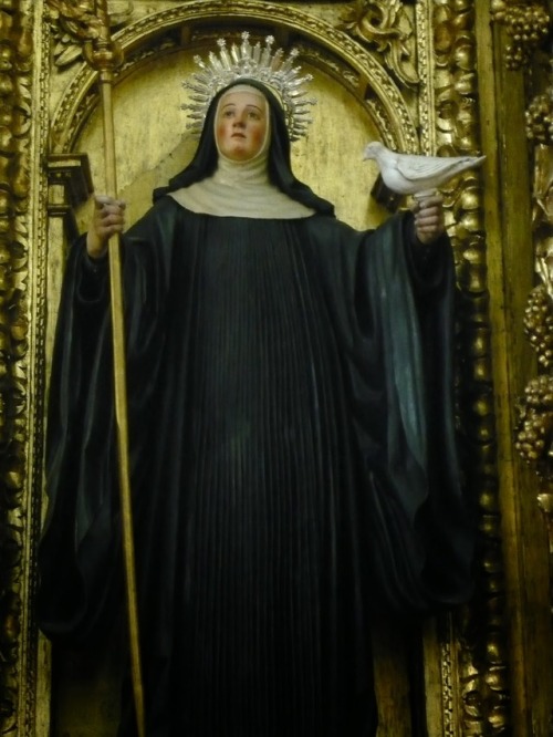 coriesu:Feb. 10th. —Latin Calendar—St. ScholasticaUnknown artistSta. María de Carbajal, Monastery