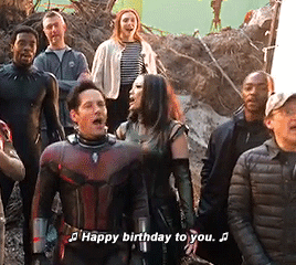 theavengers:The cast of ‘Avengers: Endgame’ sing happy birthday to ‘Iron Man 1′, released on May 2nd