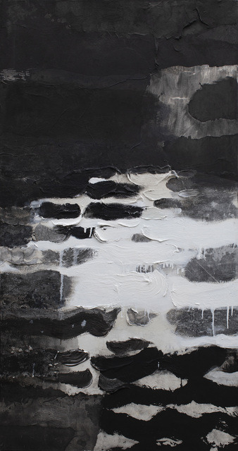wtxch:Zhang Jian-Jun (Chinese, b. 1955)Flowing Water Series , 2019Chinese ink, oil paint, acrylic, r