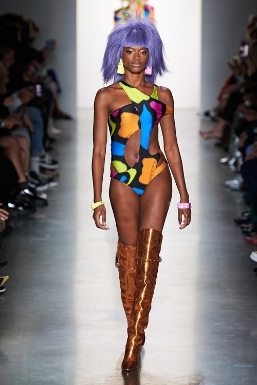 Mayowa Nicholas for Jeremy Scott Spring 2020 Ready-to-wear 