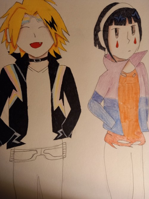 Soo I've Been Watching MHA... And I Needed To Add The Charicters Pride Flags Into Their Outfits.