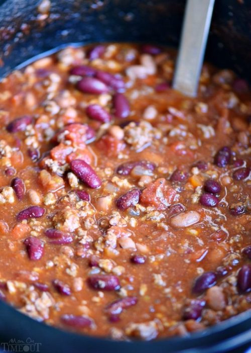 The Ultimate Crockpot Chili Click here for the recipe!Click here formore recipes like this one!