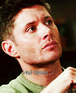 castiel-left-his-mark-on-me:  That time Dean spoke with the writers.