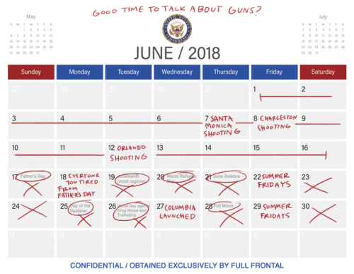 Don’t worry, the White House is hard at work on finding a good time to talk about guns. Download the