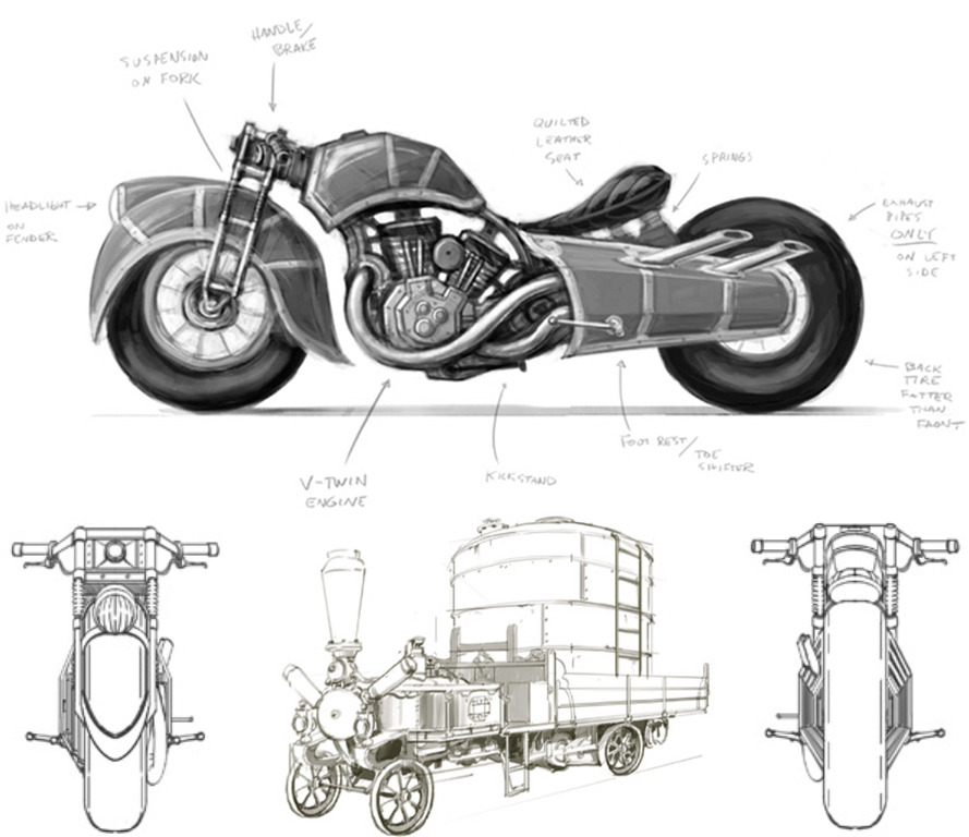 benditlikekorra:   MD: Steampunk-inspired, Asian-influenced vehicles populate the