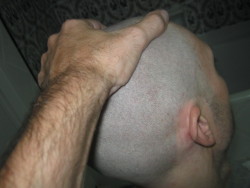 slikhair112:  #bald #slave #forcedhaircut