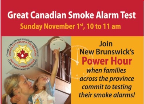 FFD almost time for #powerhour! Get ready to test your #SmokeAlarms. #keepingyousafe