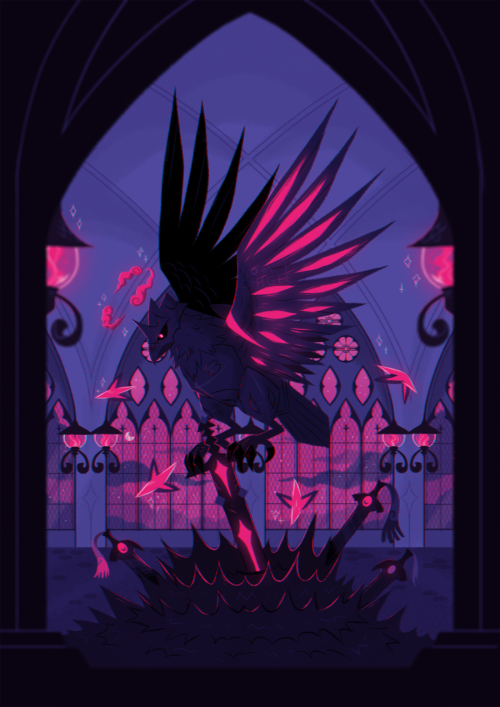 birdghosts:A piece i did for Galar Zine back in november!i had fun working on this, since i got to d