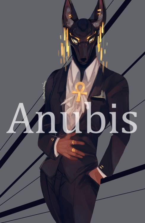 crimson-chains: Egyptian gods in modern day attire :D5 dollar patrons have access to a speedpaint of