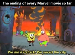 wannajoke:  Typical Marvel movie