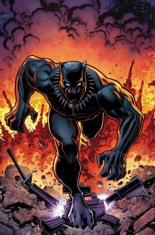 eyeblogaboutnothin:  Black Panther by Arthur Adams