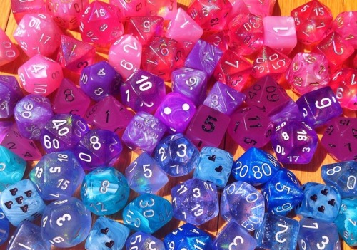 battlecrazed-axe-mage: Pride dice week: Compilation