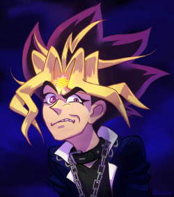 wilkoakdraws: Excuse my yugioh again but my good friend asked for a weird faced Yami for some avatar or whatever so i delivered   (gowatchhisparodies)