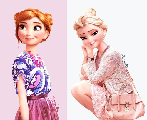 Disney in collaboration with the modern fashion world on We Heart It weheartit.com/entry/1165