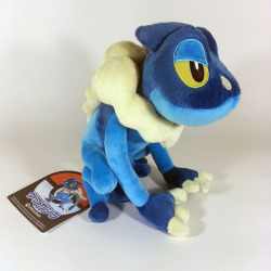 banettestoybox:  Frogadier Pokemon Center Plush Follow us on Twitter! 