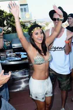 dailyactress:  Francia Raisa in a Bikini