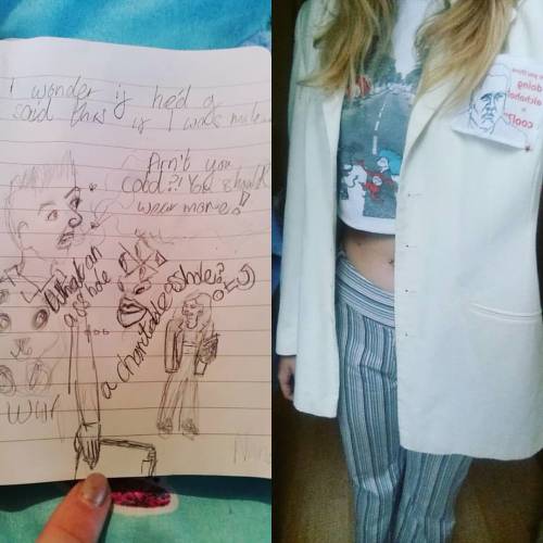 abbiepixieface:  #today #iwastold by a #charity #fundraiser that ‘I should wear more’ #i