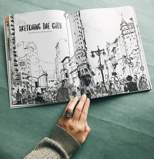 A few spreads from a 16 page feature on my urban sketching work in Graphite Magazine issue 1. The ar