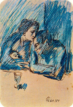 expressionism-art:  Man and woman with child