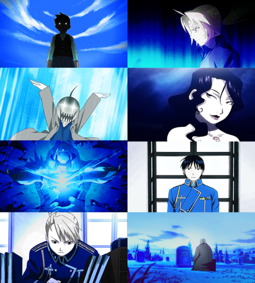 rizahawkeseye:  fma meme  ♦  four colors [2/4] blue 