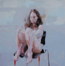 Red-Lipstick:   Alex Kanevsky (B. 1959, Tula, Russia) - Maria    Paintings: Oil