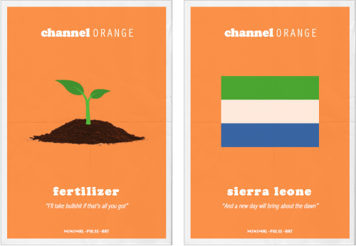 minimal-pulse:“FRANK OCEAN - Channel Orange (2012)” -Concept Posterscreated by Minimal Pulse Art [