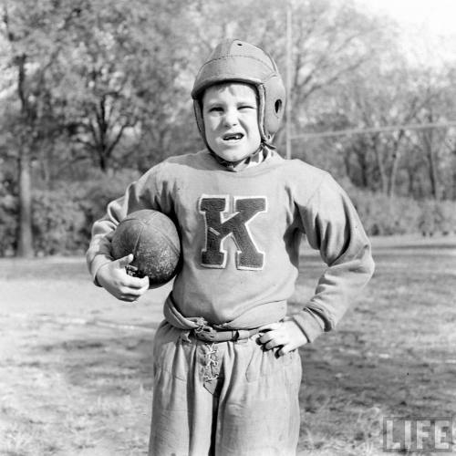 Is it football season already? (Wallace Kirkland. 1947)