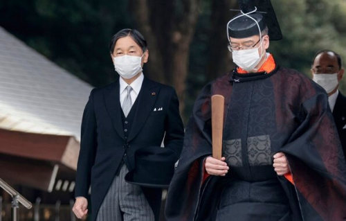 Japanese Imperial family visited Meiji Jingu Shrine in Tokyo.On October 28, 2020, Japan’s Impe