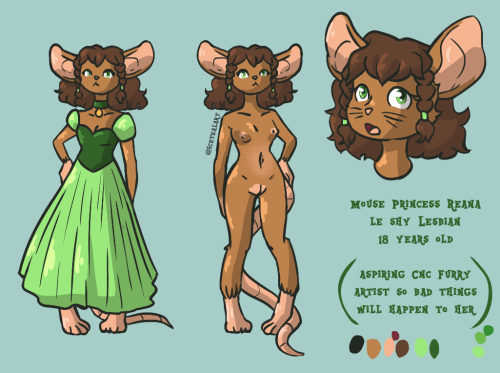 Reana The Shy Mouse Princess For The Upcoming Comic I'm Working On