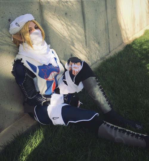 My very first cosplay I’ve ever made; Sheik from Legend of Zelda/Super Smash Bros.! Completely made 