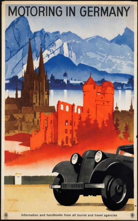 vintagesphere: Beautiful travel posters from the 20th century