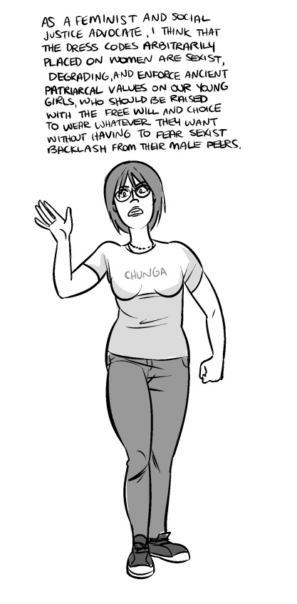 plebcomics:ill never understand this double-think. i didnt even when i was a feminist. 